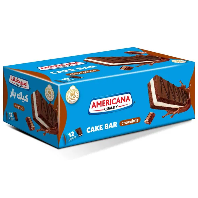 Americana Uncoated Cake Bar Chocolate
