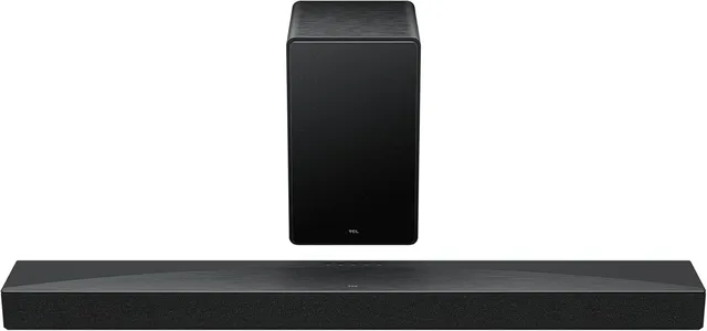 TCL Q65H 5.1 Channel Soundbar with Wireless Subwoofer, 580W Dolby Atmos DTS:X, Ray Danz Technology, Bluetooth 5.1, HDMI eARC, Q65H