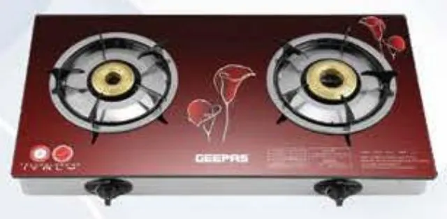 Geepas 2 Burner Gas Cooker GK5602N N-Ffd
