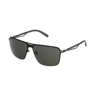 Fila نظارة شمسية رجالية مستقطبة مربعة، 61 mm، أسود، SFI898-0531-61
