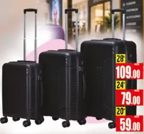 Fashion 4 Wheel PP Trolly