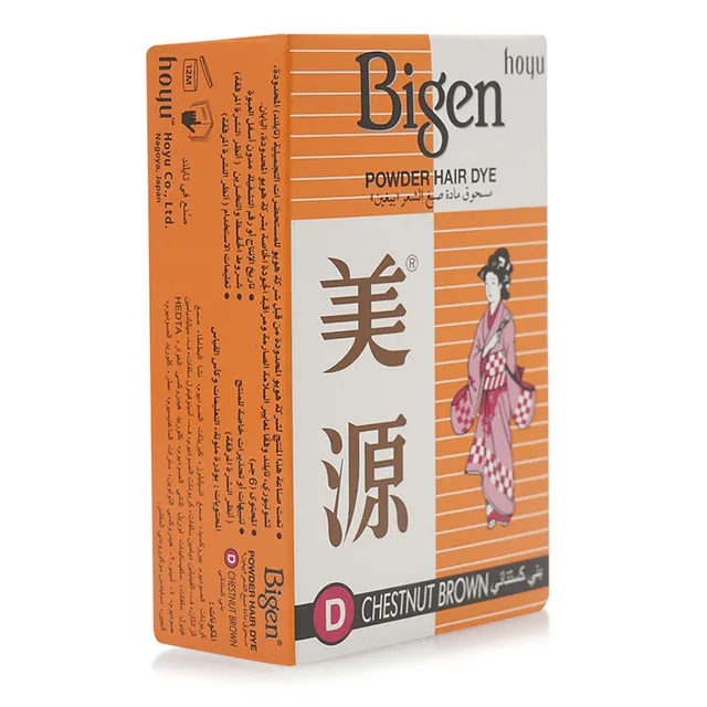 Bigen Powder Hair Dye - D Chestnut Brown