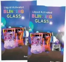 Liquid Activated Blinking Glass