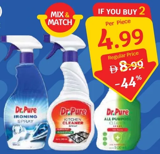 Dr. Pure Kitchen / All Purpose Cleaner Spray / Ironing Spray