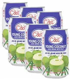 Ice Cool Young Coconut Juice with Pulp