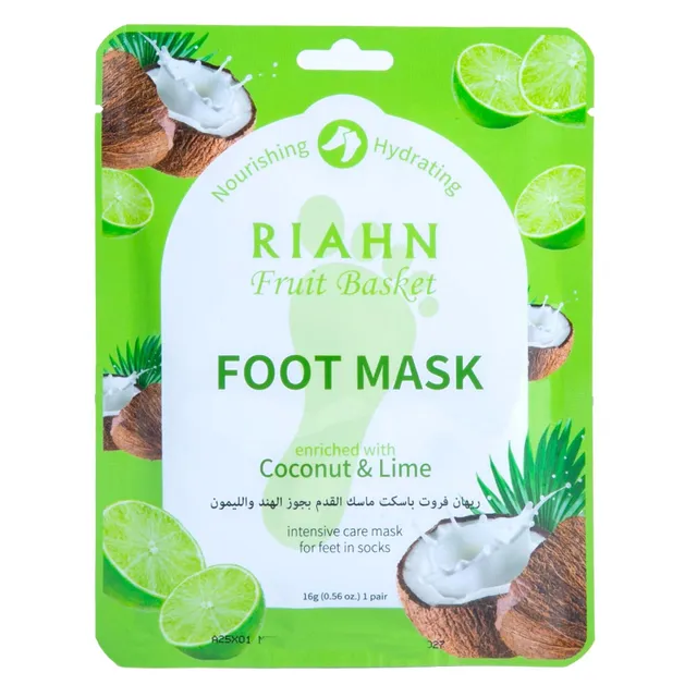 Riahn Fruit Basket Coconut & Lime Foot Mask