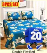 Double Flat Bed Sheet Assorted