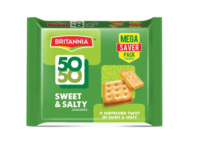 Britannia 50-50 Sweet & Salty Crackers Value Pack