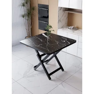 Golden Wheat طاولة قابلة للطي، 60cm، أسود