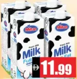 Mihan Milk 4X1Ltr Full Fat