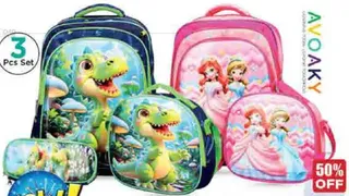 Avoaky Character School Bag asstd.