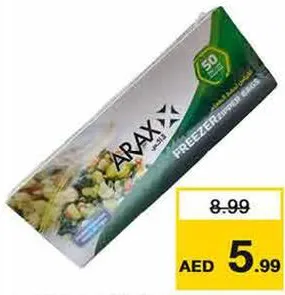 Arax Freezer Zipper Bags