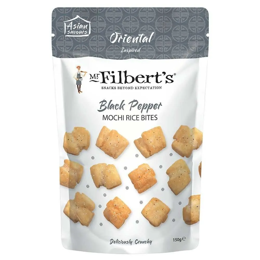 Mr Filberts موتشي بالفلفل الأسود