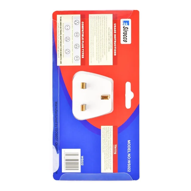 Sirocco WS022 T-Socket Power Extension - White