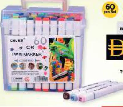 Chu M2 Twin Color Marker Assorted