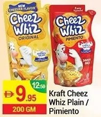 Kraft Cheez Whiz Plain / Pimiento