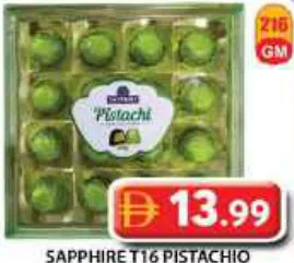 Sapphire Pistachio Choco T16