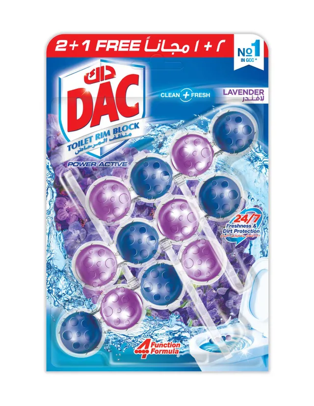 Dac Toilet Rim Block Lavender