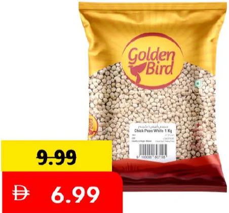 Goldenbird Chick Peas White
