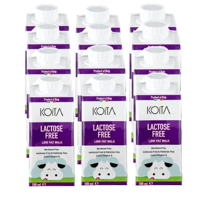Koita حليب خال من اللاكتوز قليل الدسم Low Fat