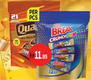 Quanta / Tiffany Bar Mini Snacking Mix / Break / Crunch Fun / Mini Fun