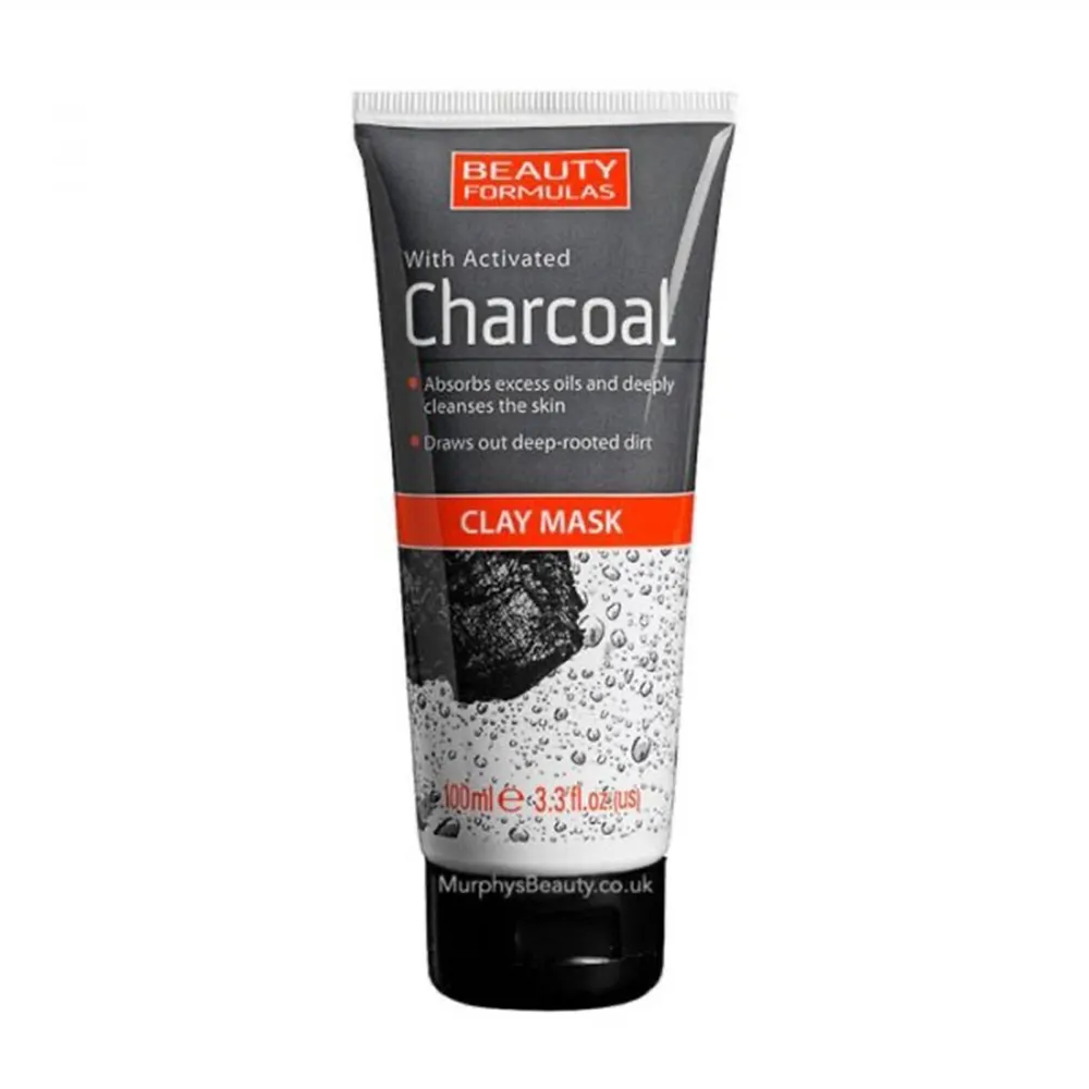 Beauty Formulas قناع الطين بالفحم