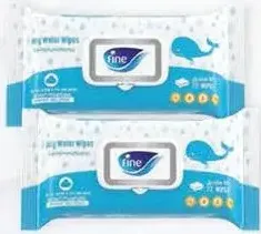 Fine Baby Wipes Water/ Chamomile & Aloe Vera