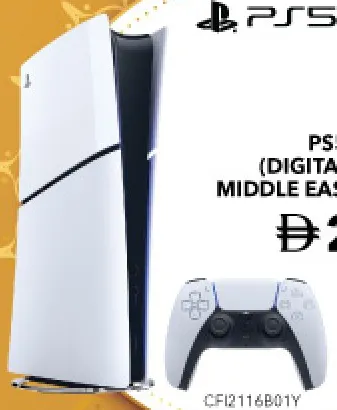Sony Ps5 Console (Digital Version) Middle East Version CFI2116B01Y