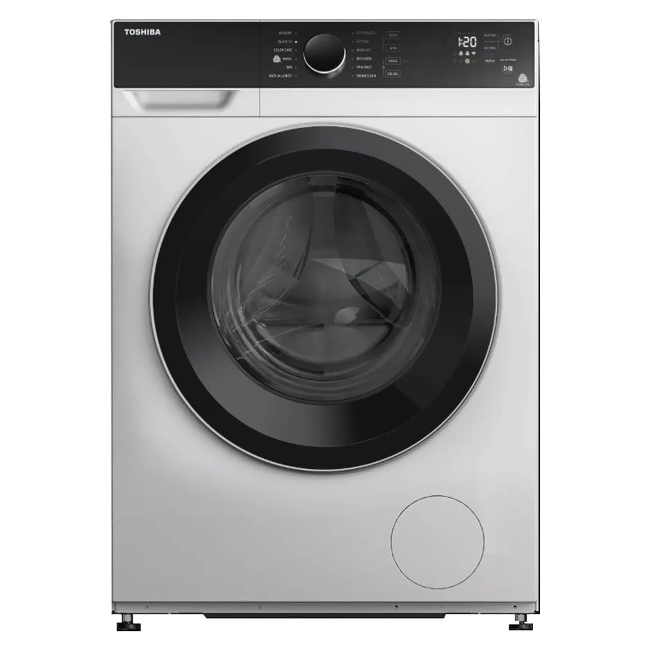Toshiba غسالة تحميل أمامي TWD-BJ130M4A(WK) بيضاء