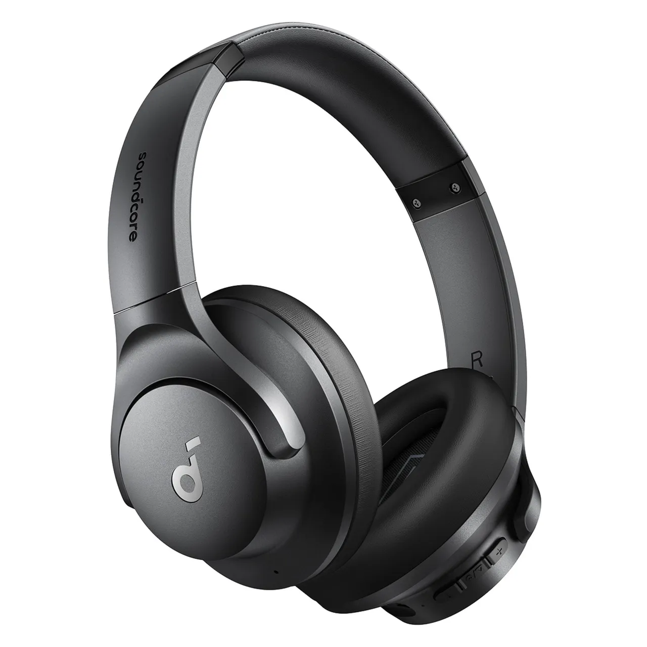 Anker سماعات رأس فوق الأذن بلوتوث Soundcore Q20i باللون الأسود