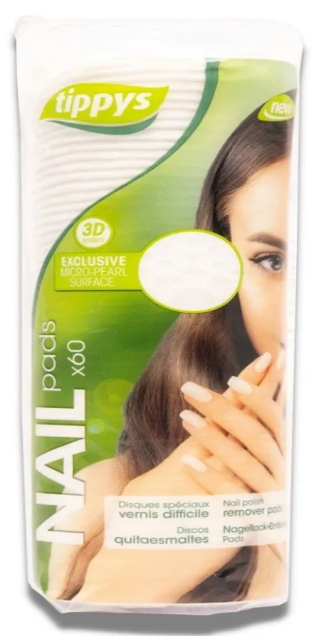 Tippys Nail Polish Remover Pad - 2 x 60's