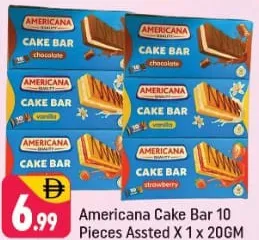 Americana Cake Bar Assorted