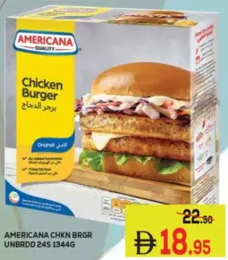 Americana Chicken Burger Unbrdd