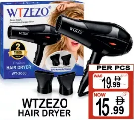 Wtzezo مجفف الشعر Wt-2060