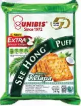 Unibis Se Hong Puff Malkist Rasa Kelapa