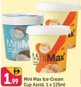 Minimax Cup Ice-Cream Assorted