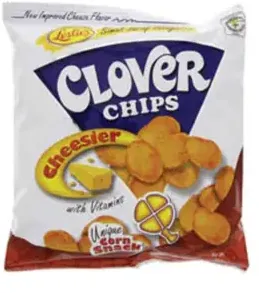 Leslie's Clover Chips Cheesier Corn Snack
