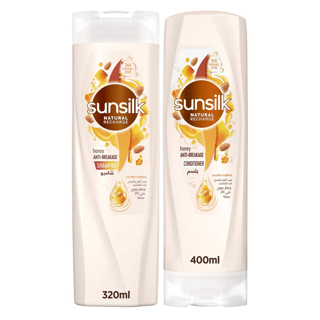 Sunsilk شامبو وبلسم بالعسل ضد التكسر - +