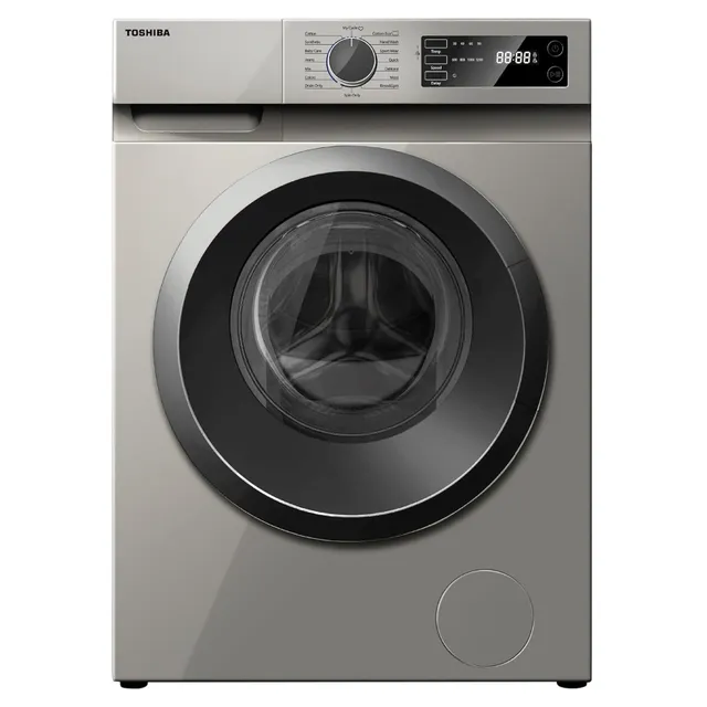 Toshiba 1200rpm Front Load Washing Machine Silver TW-H80S2A(Sk)