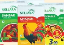Nellara بهارات دجاج/سمك/لحم/سامبر/خضار