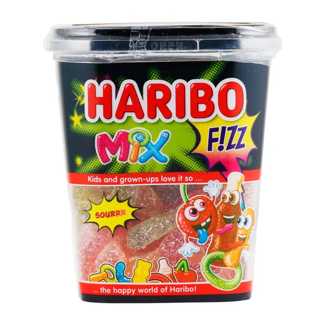 Haribo Fizz Mix Fruit & Cola Jelly Candy