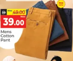 Mens Cotton Pant