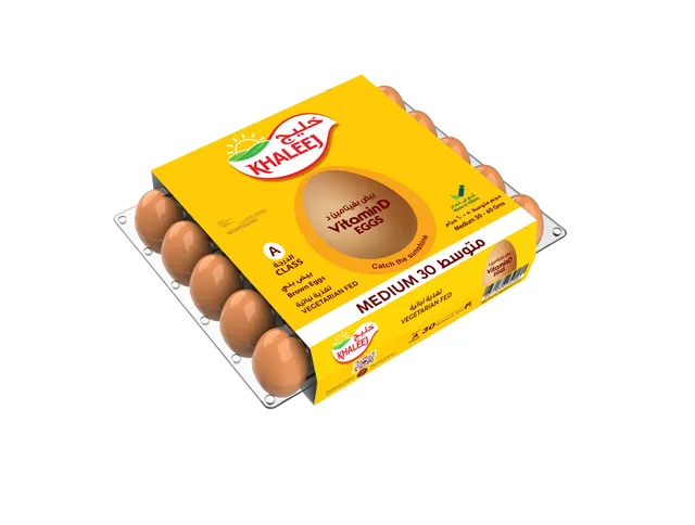 Khaleej Eggs Vitamin D Brown Medium 30's