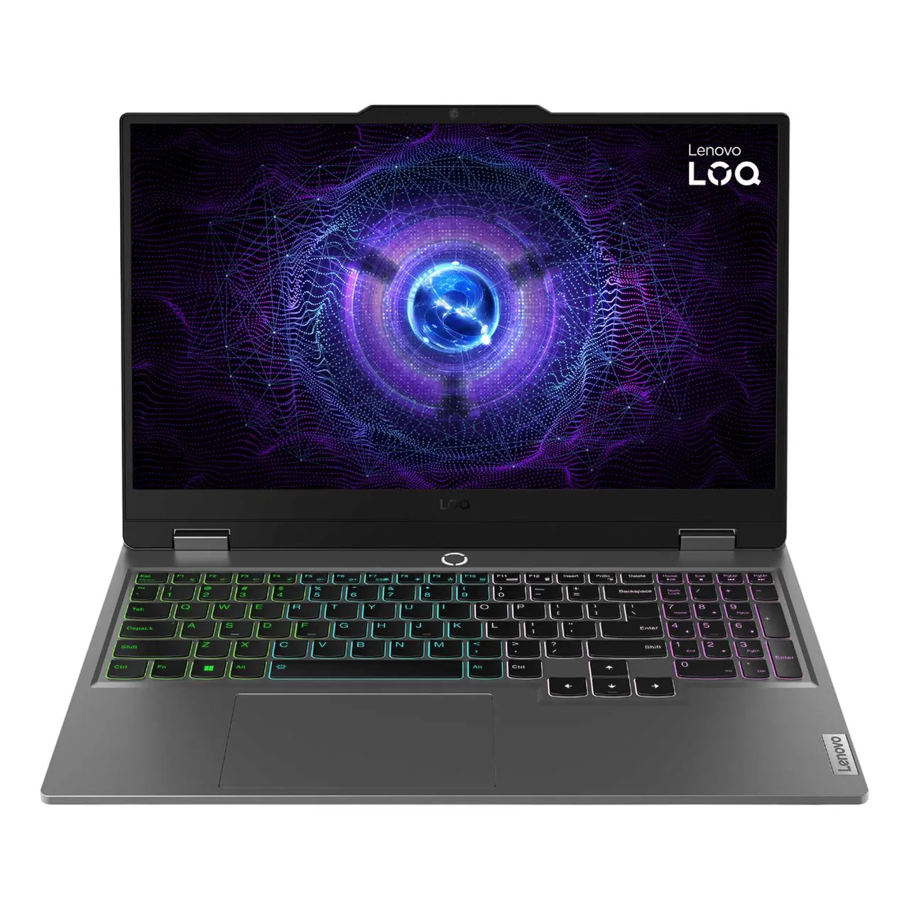 Lenovo لابتوب LOQ 15IRX9، معالج Intel Core i5-13450HX، رام 16GB، تخزين SSD 512GB، شاشة 15.6 بوصة FHD IPS، كرت رسومات 6GB NVIDIA GeForce RTX 4050، نظام Windows 11 Home، رمادي Luna، 83DV000AAX