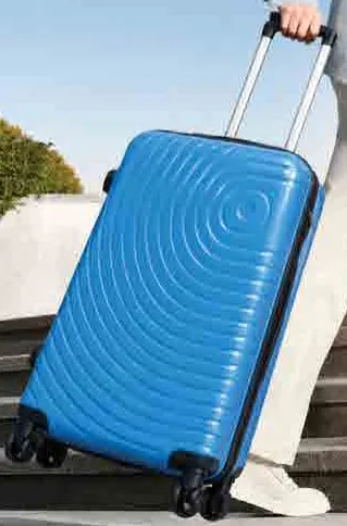 ABS 4Wheel Hard Trolly Assorted