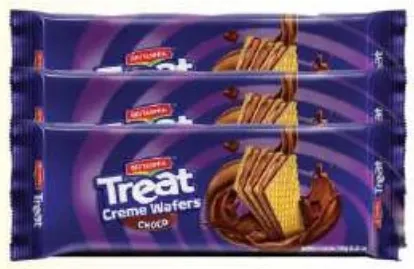 Britannia Treat Creme Wafers Chocolate Bites Assorted