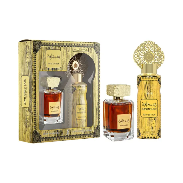 Arabiyat Khashab & Oud Gold + Deo Spray
