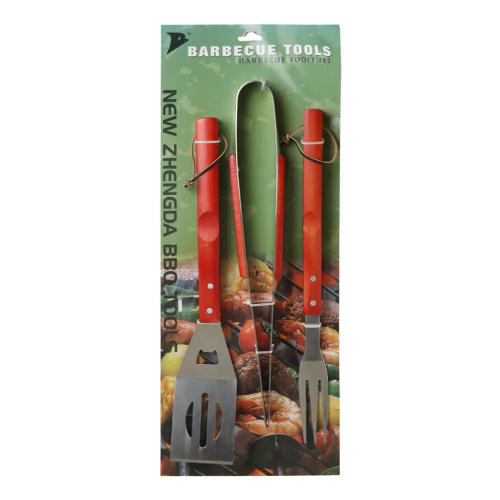 New Zhengda طقم أدوات الشواء - 3 pcs
