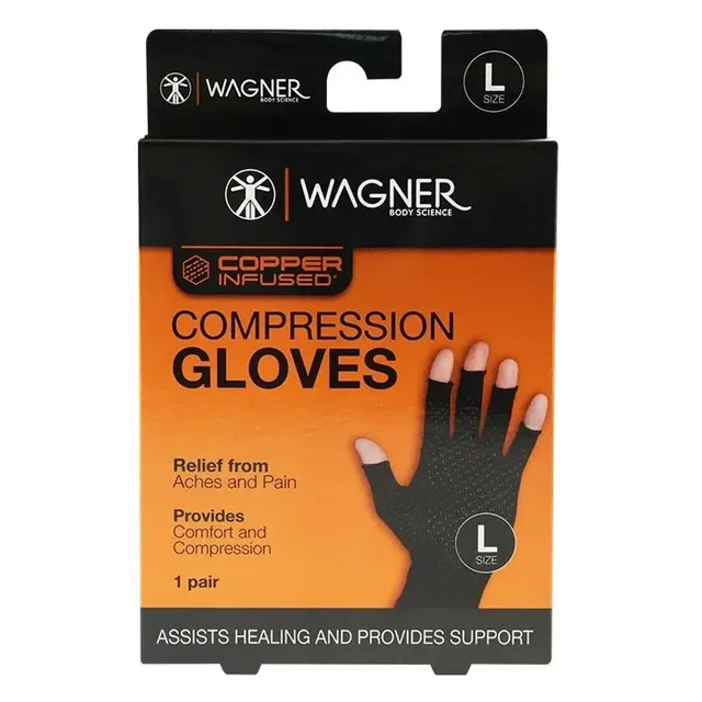 Wagner Body Science Copper Infused Gloves Large
