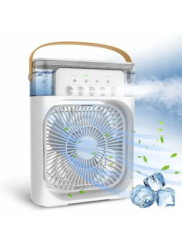 generic Mini Evaporative Air Cooler With 7 Colors LED Light Timer 3 Wind Speeds